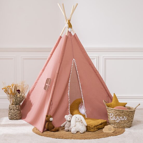 Tipi enfant Wapi Rose terracotta  de Atmosphera Tipi enfant Wapi Rose terracotta  de Atmosphera