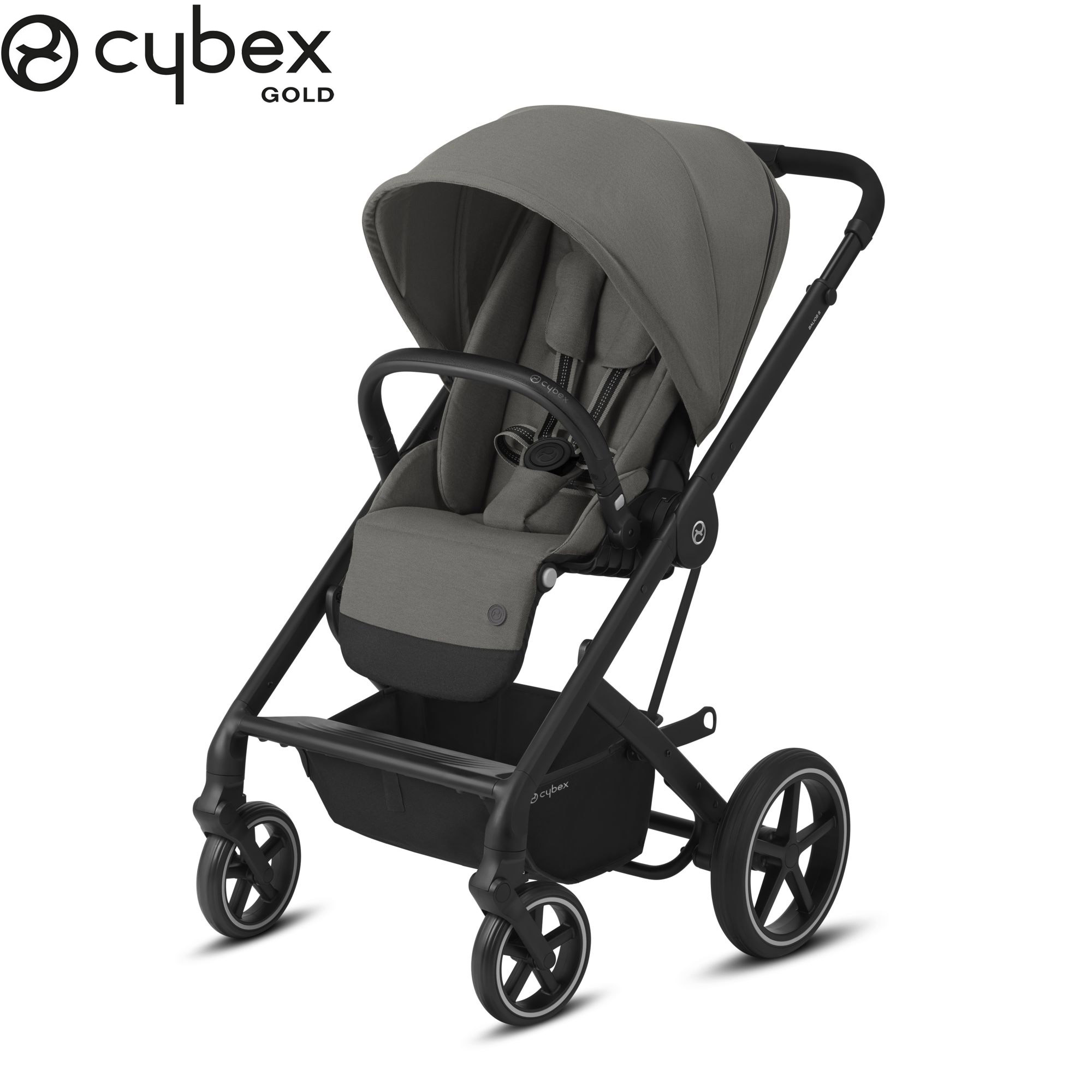 Poussette Balios S Lux Châssis Black - Moon Black de CYBEX, Poussettes  polyvalentes : Aubert