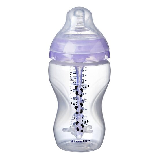 Biberon anti-colique avancé x1 décoré Fille 340 ml de Tommee Tippee