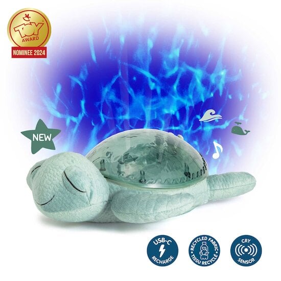 Veilleuse Tortue Tranquil Turtle Rechargeable Green  de Cloud B