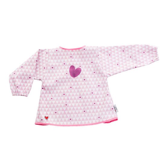 Bavoir blouse  Pink Heart   de Babytolove