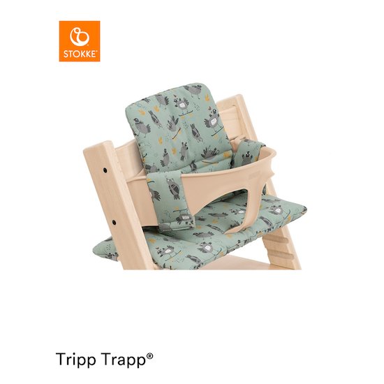 Coussin de chaise Tripp Trapp® Park pigeos jade  de Stokke®