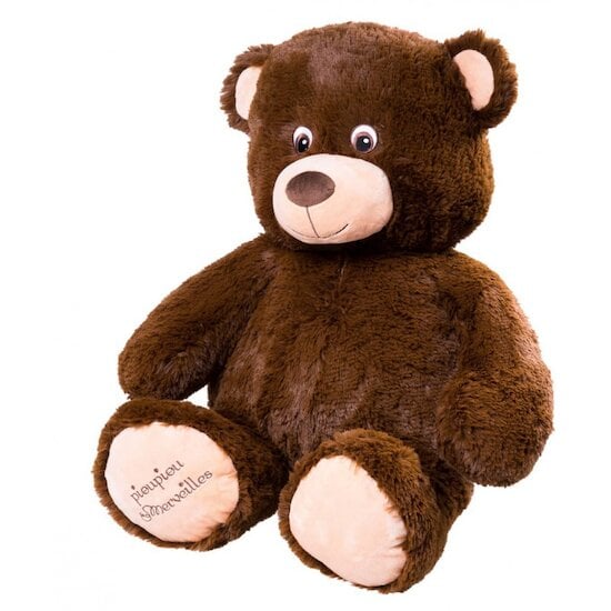 Peluche géante Made in France Augustin l'Ourson 70 cm de Piou Piou et Merveilles Peluche géante Made in France Augustin l'Ourson 70 cm de Piou Piou et Merveilles