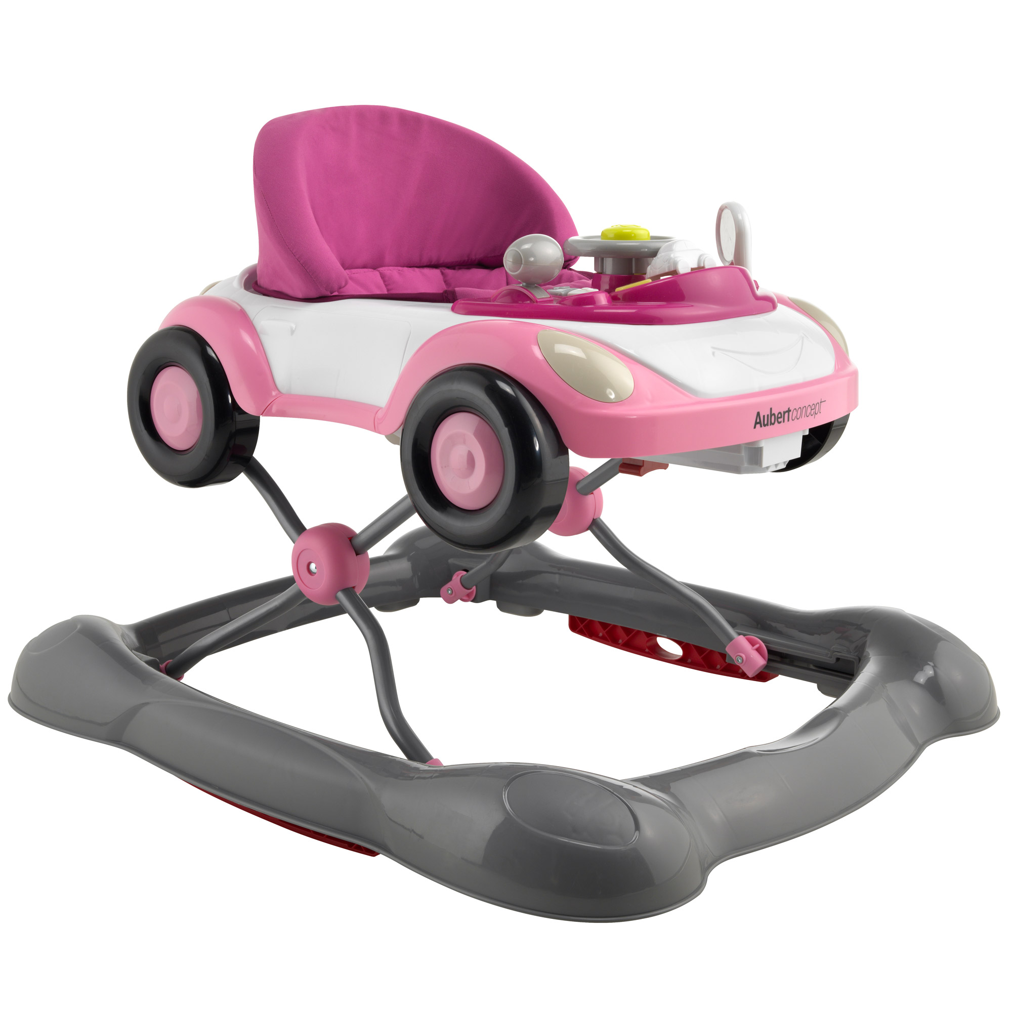 Trotteur Fun 2 Fuschia de Formula Baby, Trotteurs : Aubert