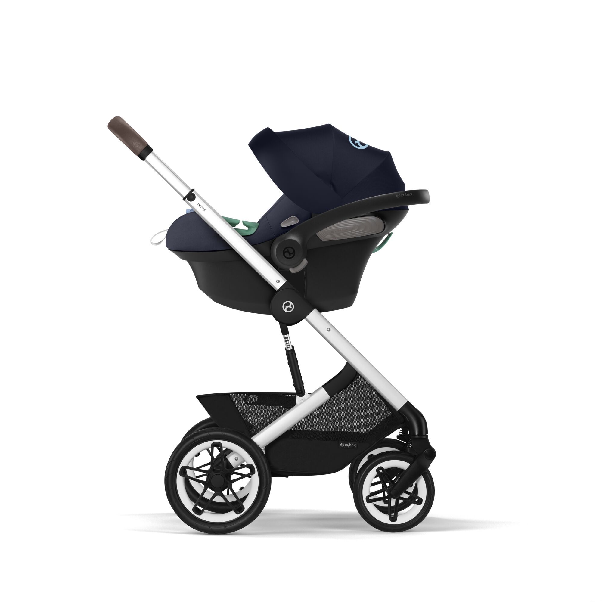 Poussette Talos S Lux Silver/Ocean Blue CYBEX : Aubert
