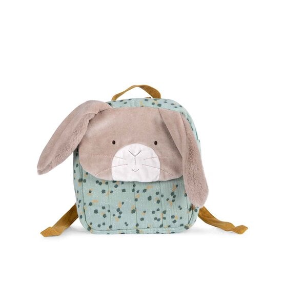 Trois petits lapins Sac à dos Bleu  de Moulin Roty