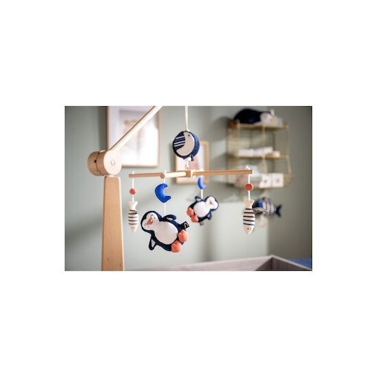 Baby Sailor Mobile musical   de Sauthon Baby Déco Baby Sailor Mobile musical   de Sauthon Baby Déco