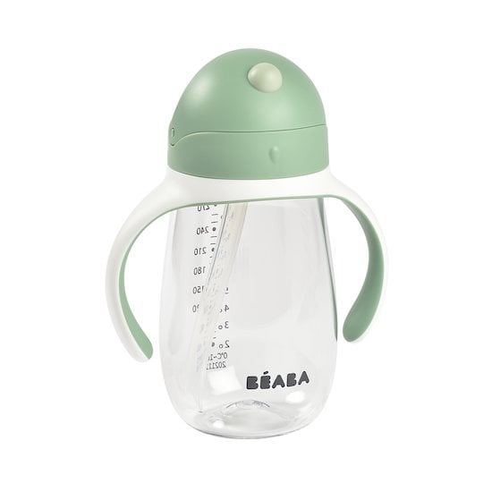 Tasse avec paille Vert Sauge 300 ml de Béaba