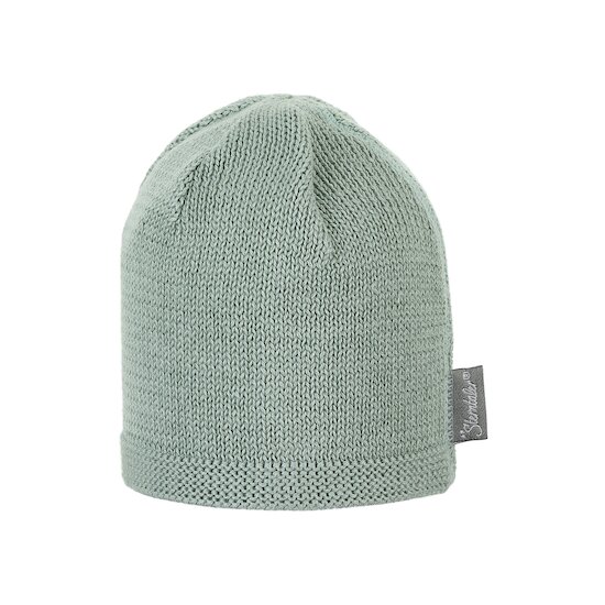 Bonnet tricoté en coton bio Vert  de Sterntaler