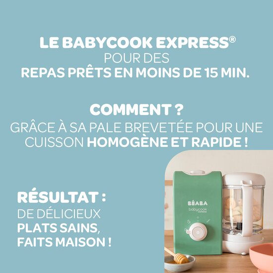 Babycook Express® Vert Sage  de Béaba Babycook Express® Vert Sage  de Béaba