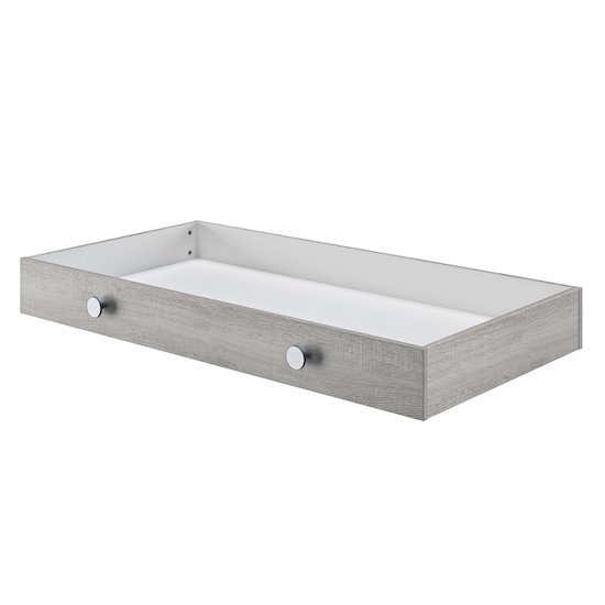 Marius option tiroir lit 70x140 Chêne cérusé  de Galipette