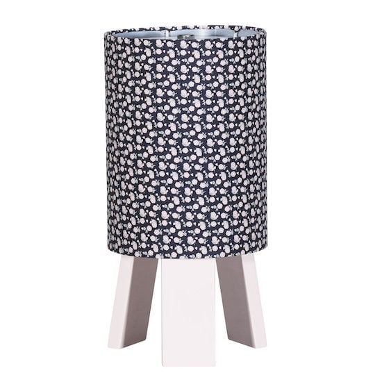 Lampe De Chevet Garçon Broderie Ange Bleu - Maison Nougatine