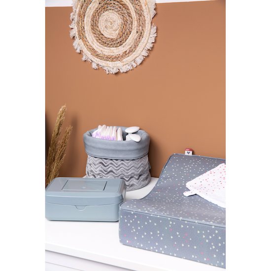 Corbeille de toilette Griffin grey  de Zewi Bébéjou