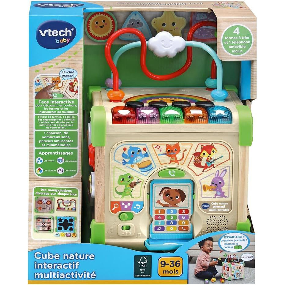 Baby cube d'éveil de Vtech, Autres jouets d'éveil : Aubert