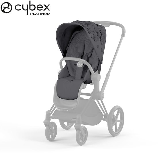 Pack Siège - Priam 4 e-Priam 2 Simply Flower Grey  de CYBEX