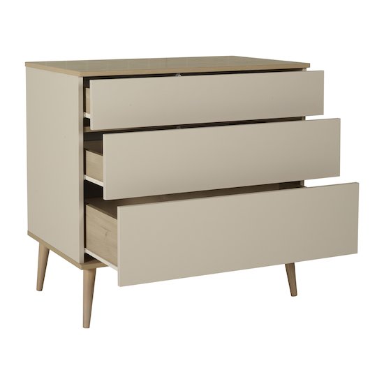 Flow commode 3 tiroirs Argile & Oak  de Quax Flow commode 3 tiroirs Argile & Oak  de Quax