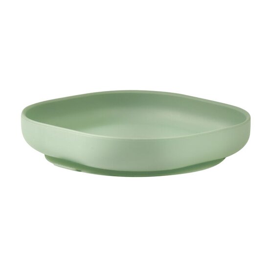 Assiette silicone avec ventouse BEABA - bleu, Puériculture