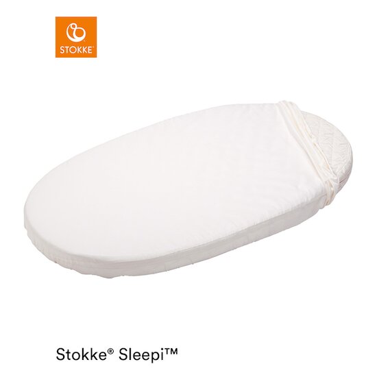 Drap housse pour lit Sleepi™ Blanc  de Stokke®