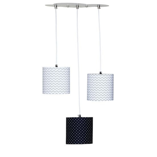 Hello Suspension lumineuse trio Marine  de Sauthon Baby's Sweet Home