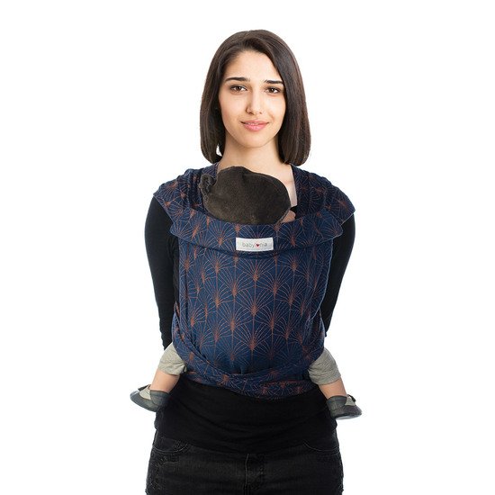 Porte Bebe Sans Boucles Mei Tai Tai Ornate Blue De Babylonia Echarpes De Portage Aubert