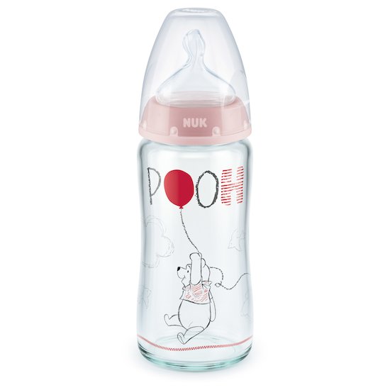 Biberon en verre et silicone First Choice 0-6 mois Aléatoire  de Nuk First Choice