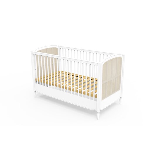 Hermione Lit bébé Neige 70 x 140 cm de Théo Hermione Lit bébé Neige 70 x 140 cm de Théo