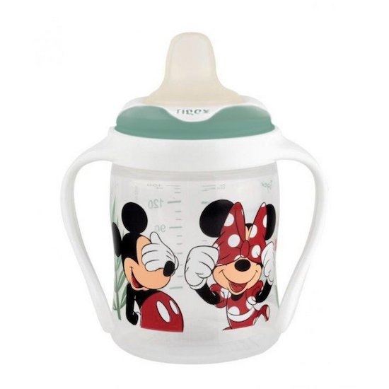 Tasse embout bec souple Mickey Minnie   de Tigex Collexion