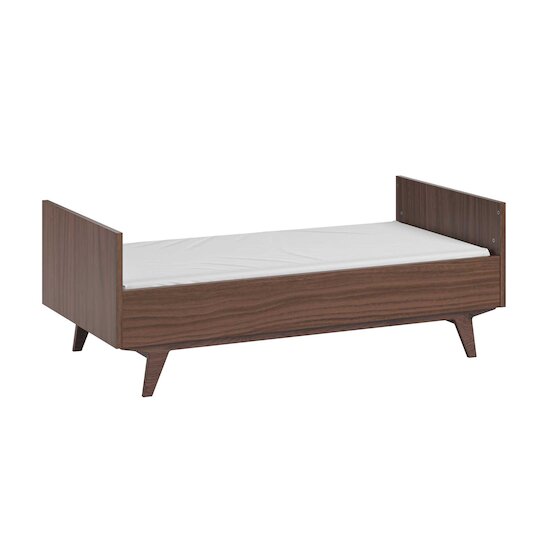 Mid2 Lit bébé évolutif Bois Walnut 70 x 140 cm de Vox Mid2 Lit bébé évolutif Bois Walnut 70 x 140 cm de Vox
