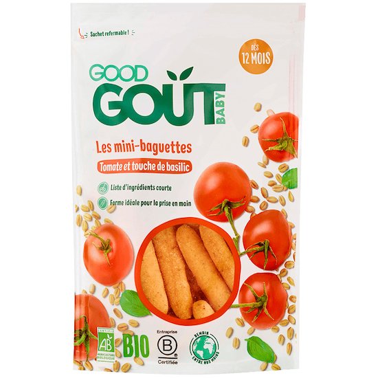 Mini baguettes à la tomate  70 g de Good Goût