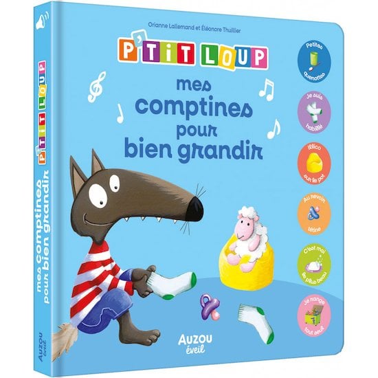 Mes Comptines pour bien grandir avec P'tit Loup   de AUZOU