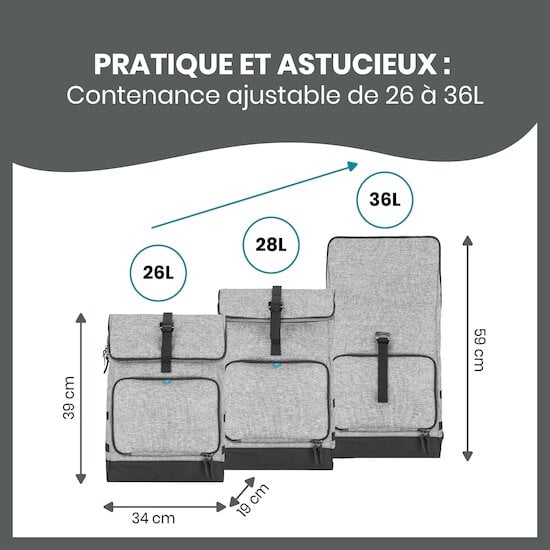 Sac à dos à langer babymoov le sancy 2025