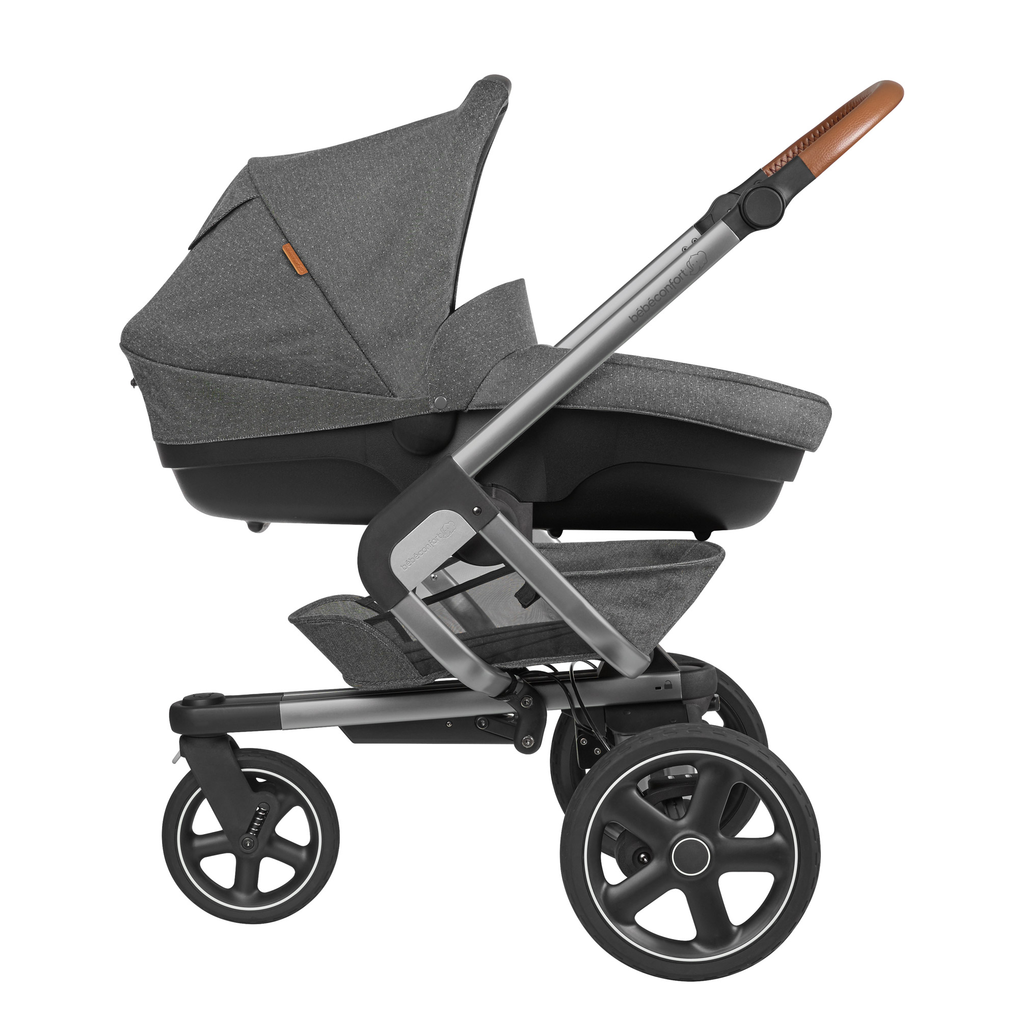 Nova 3 Roues Nomad Black De Bebe Confort Poussettes Polyvalentes Aubert