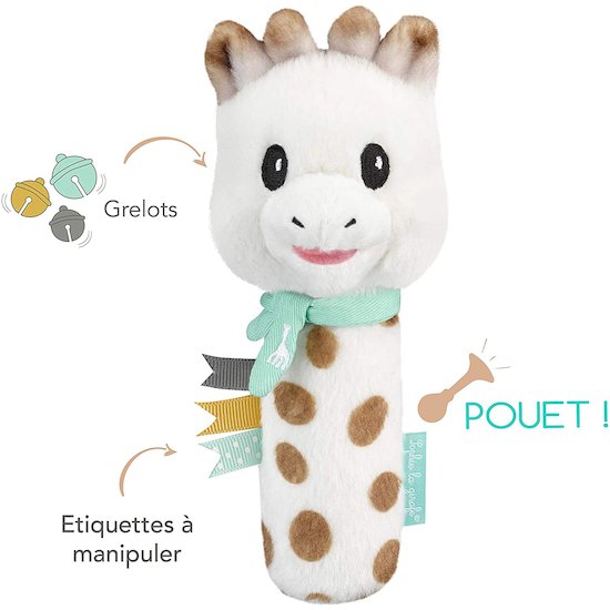 Sophie la girafe hochet pouet Blanc  de Sophie La Girafe® Sophie la girafe hochet pouet Blanc  de Sophie La Girafe®