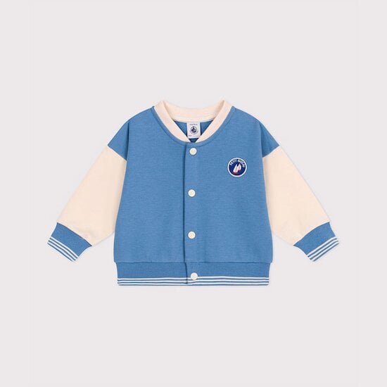 Veste teddy en coton colorblock Veste teddy en coton colorblock