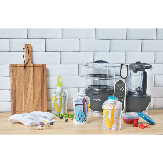 Nutribaby Recette : Nutribaby + Foodii + Livret Recette Industrial Grey De Babymoov