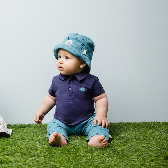 Look Bébé Jardin Extraordinaire : Polo + Pantalon + Bob   de P'tit bisou