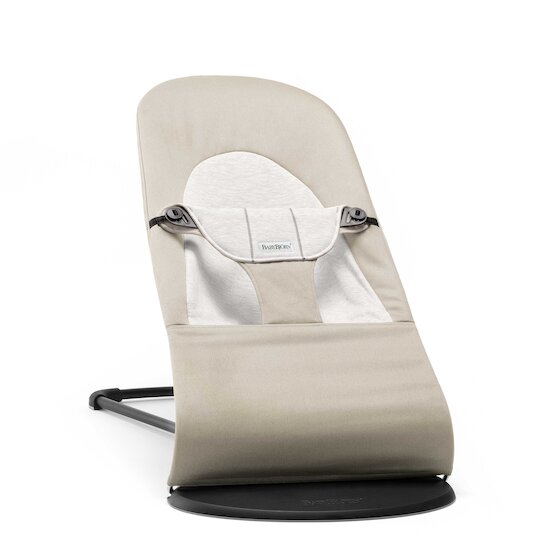 Transat Balance Soft Beige/Gris  de BabyBjörn