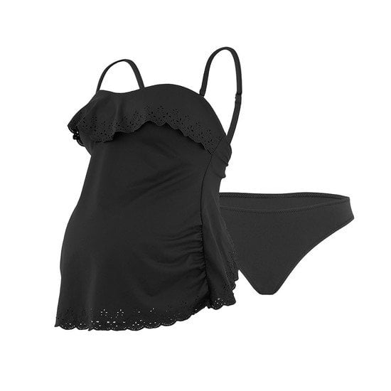 Maillot de bain Bloom Noir  de Cache Coeur