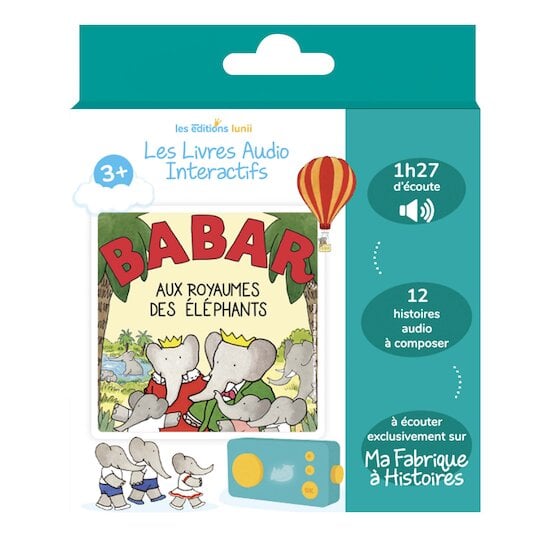 Coffret Babar aux royaumes des éléphants   de Lunii