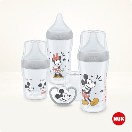 Coffret Naissance Perfect Match Biberons + Sucette Mickey Mouse  de Nuk