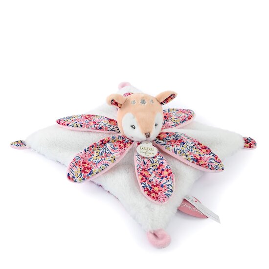 Les Boh'aime Doudou pétales Faon  de Doudou et Compagnie Les Boh'aime Doudou pétales Faon  de Doudou et Compagnie