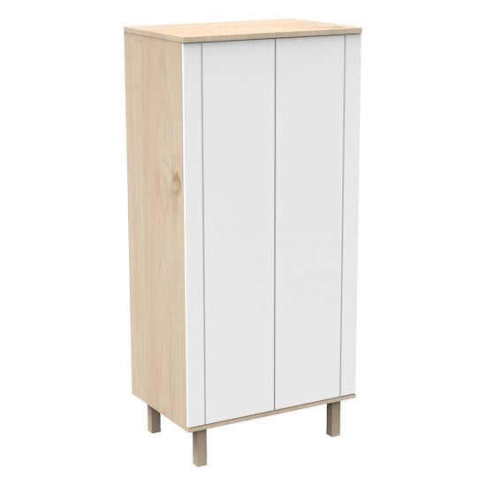 Solène Armoire 2 portes Blanc  de Sauthon Baby's Sweet Home