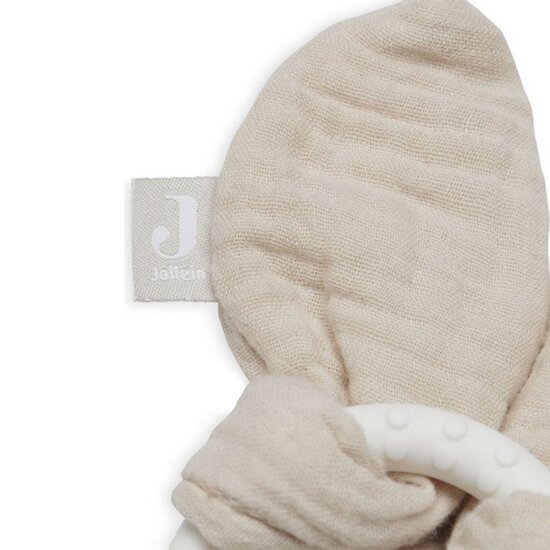 Anneau de Dentition en silicone Bunny Ears Nougat  de Jollein