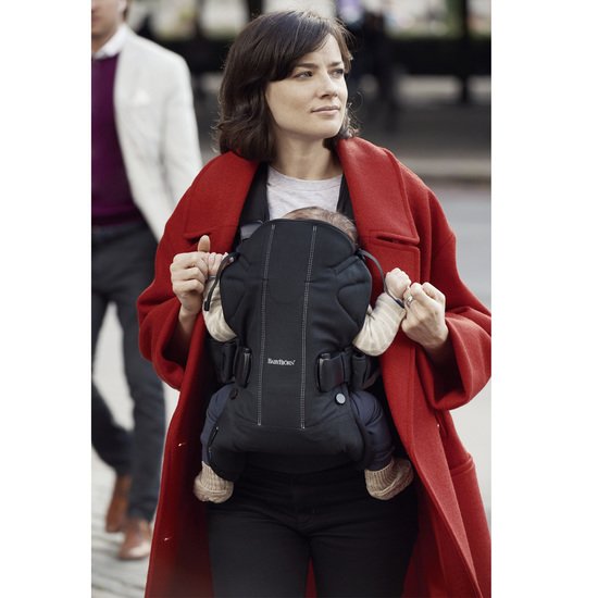 BABYBJORN Porte-bébé One Coton noir - Porte bébé dorsal - Voyages -  Orchestra