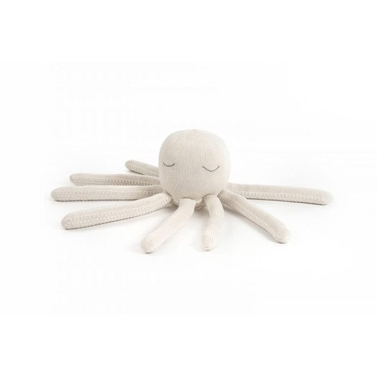 Peluche Poulpe Bio Ecru De Vox Peluches Aubert