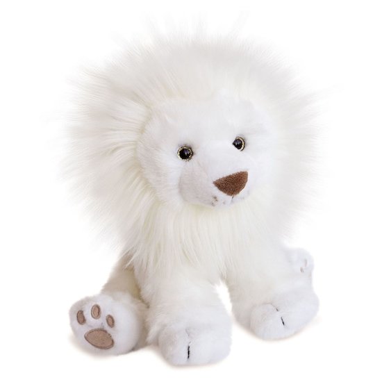 Peluche lion des neiges 28cm