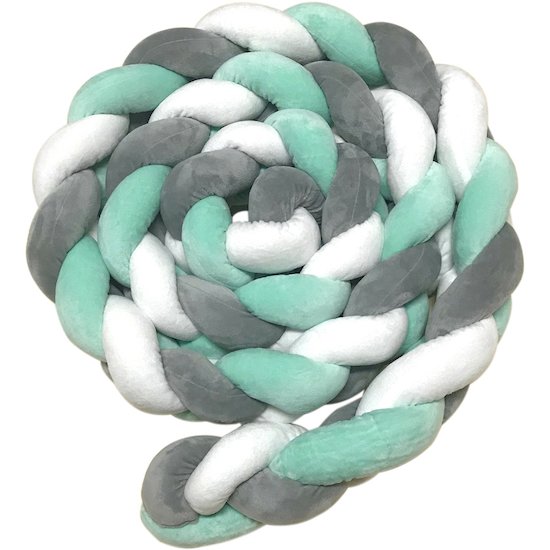 Coussin Tresse Vert 300 Cm De Babycalin Tours De Lit Aubert Baby 00