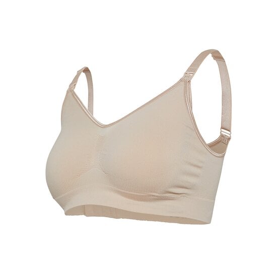 Soutien-gorge d'allaitement rembourré sans coutures Beige S de Carriwell