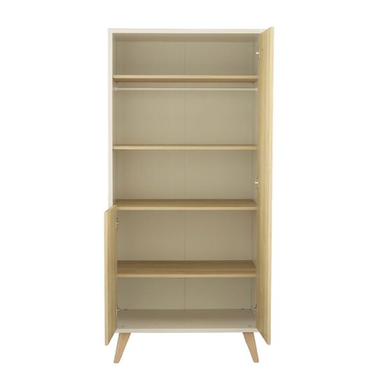 Kronos Armoire 2 portes 3 niches Blanc Neige  de Sauthon Baby's Sweet Home Kronos Armoire 2 portes 3 niches Blanc Neige  de Sauthon Baby's Sweet Home