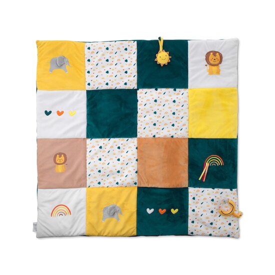 Pack éveil : tapis d'éveil Safari + arche d'éveil en bois   de Formula Baby Pack éveil : tapis d'éveil Safari + arche d'éveil en bois   de Formula Baby